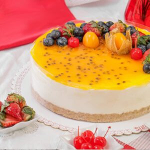 Home Cheesecake de maracuyá