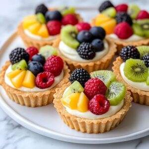 Mini tarta de frutas